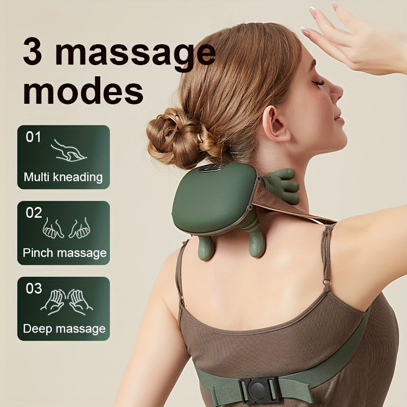 Electric Neck & Shoulder Massager with Heat - Multifunctional Pain Relief